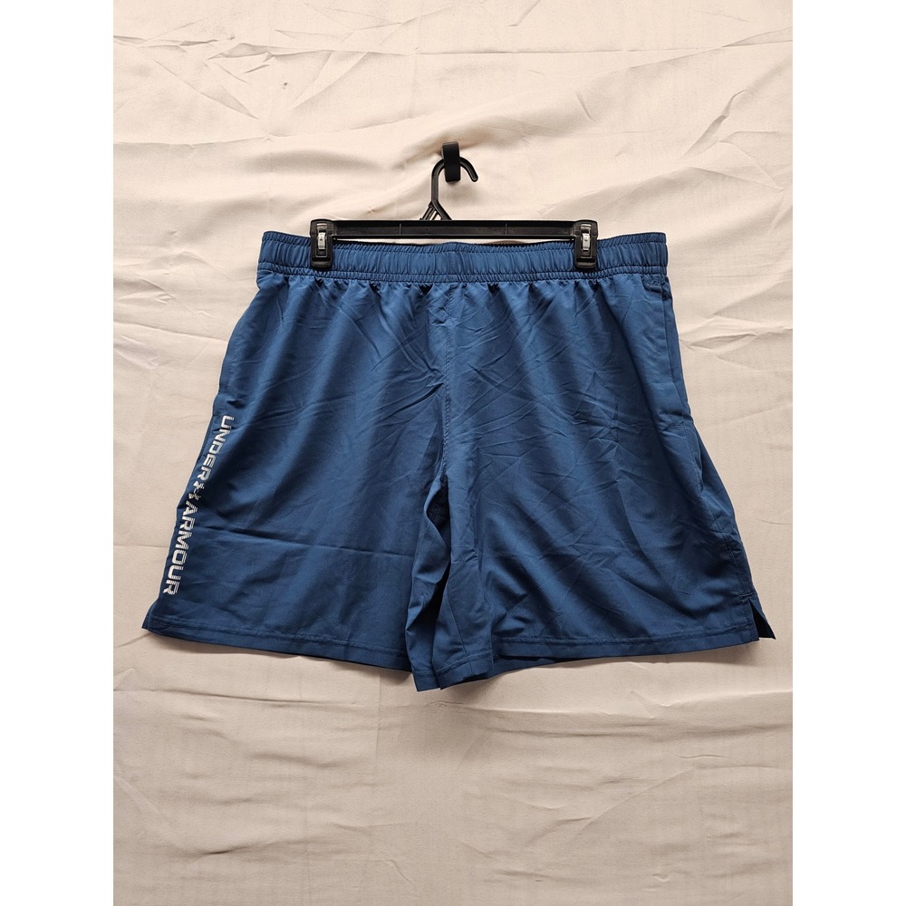 Under Armour Mens Athletic Shorts Blue Polyester Size 2XL‎
